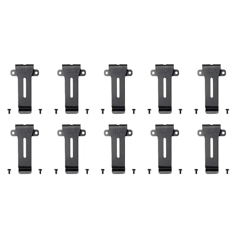 Clip da cintura 10X per radio bidirezionale LINTON LT-6100 - Clip da cintura per walkie-talkie-ABIU