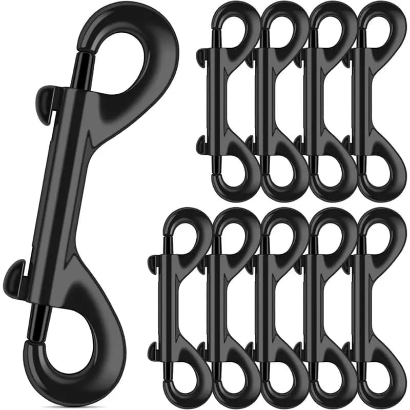 Double-Ended Bolt Snaps Hooks 3.5 Inch 110Lbs Load Capacity For Dogs Leashes/Water Buckets Horse Feeds Hammocks(10 Pack)