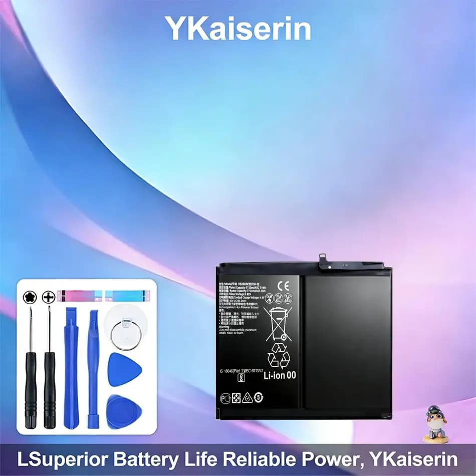 Batteria per tablet a lunga durata per Huawei Matepad 10.4 BAH3-W59 W09 AL00 HB28D8C8ECW-12