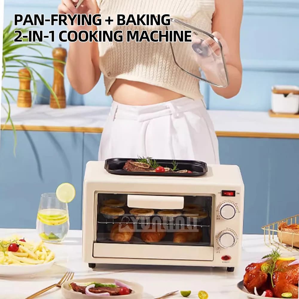 Friggitrice per forno elettrico da 18 litri, torta multifunzionale, pizza, forno, padella