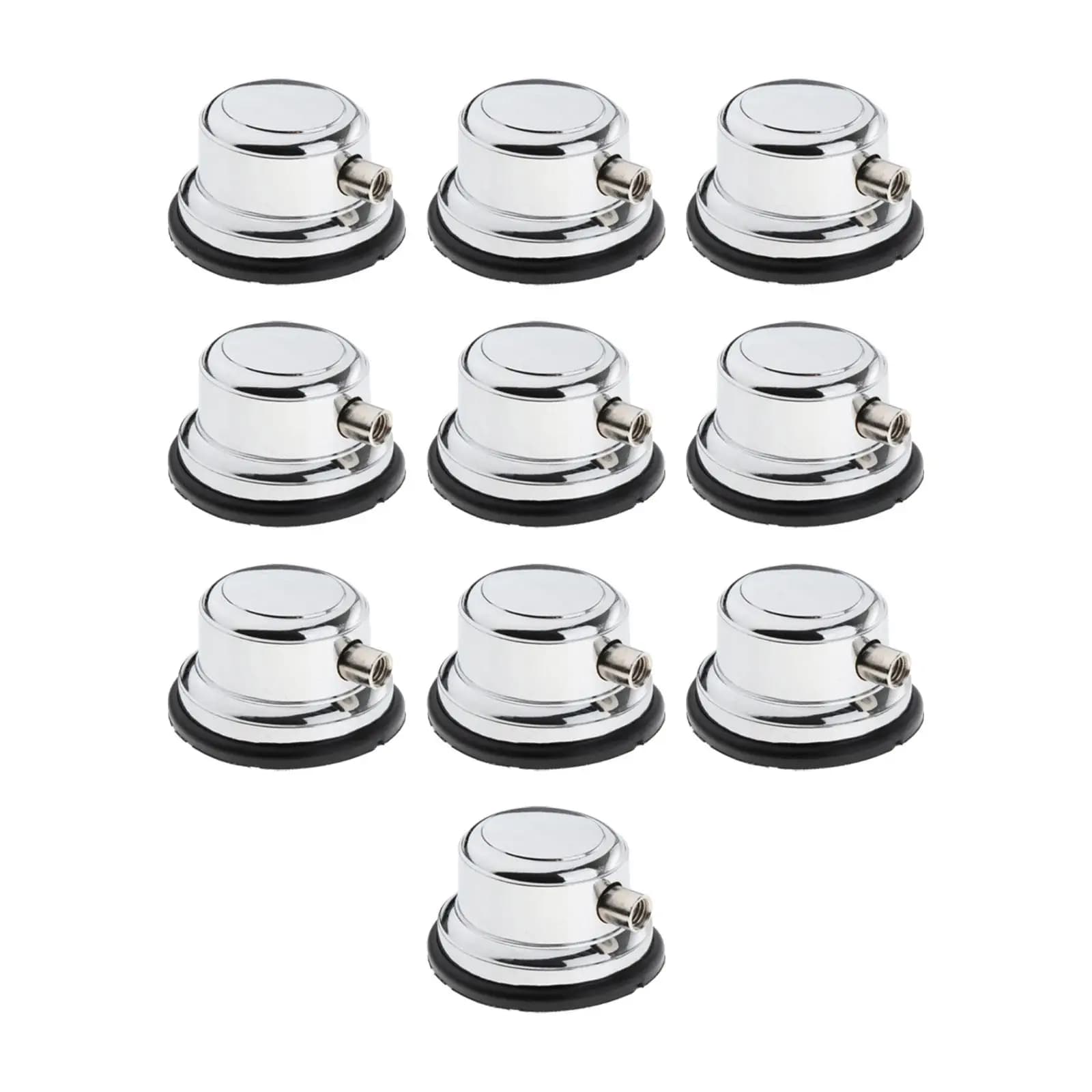 Alette per batteria in metallo Accessori per percussioni a estremità singola Supporti per orecchie per sella per tamburo Accessorio per sella per tamburo per orecchio, Orecchie per tamburo con cuscinetti