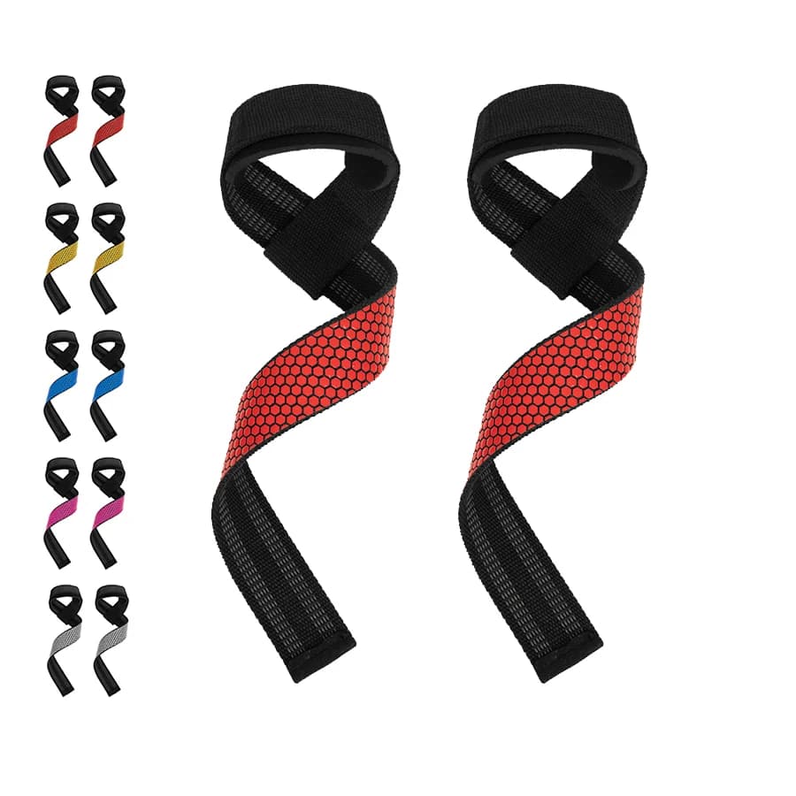 Wrist Straps for Weight Lifting Strength Training Lifting Exercise Wristband Adjustable anti-slip gel strap Fitness Bodybuilding