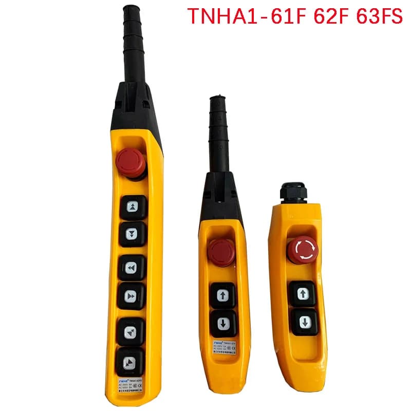 61F 62F 63F Interruttore a pulsante di sollevamento antipioggia per controllo gru TNHA1-61FS 62FS 63FS
