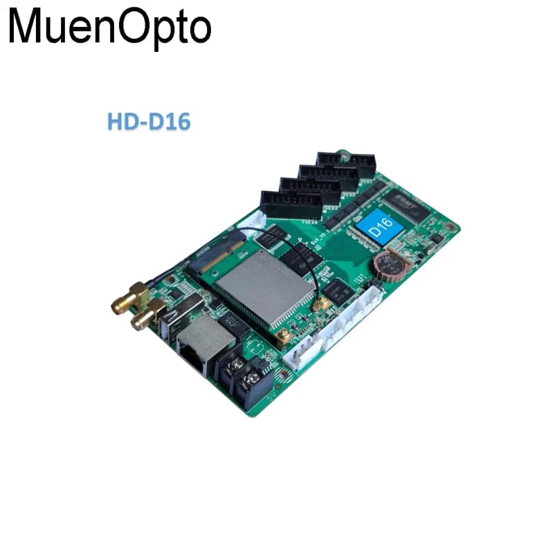 Scheda di controllo asincrona a colori Huidu D16 con schermo LED WiFi HD-16