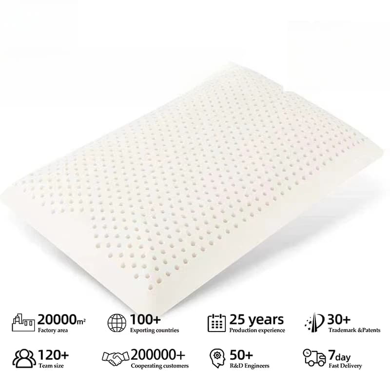 Latex pillow Thailand pure natural memory travel pillow neck protection spine health care orthopedic pillow slow rebound