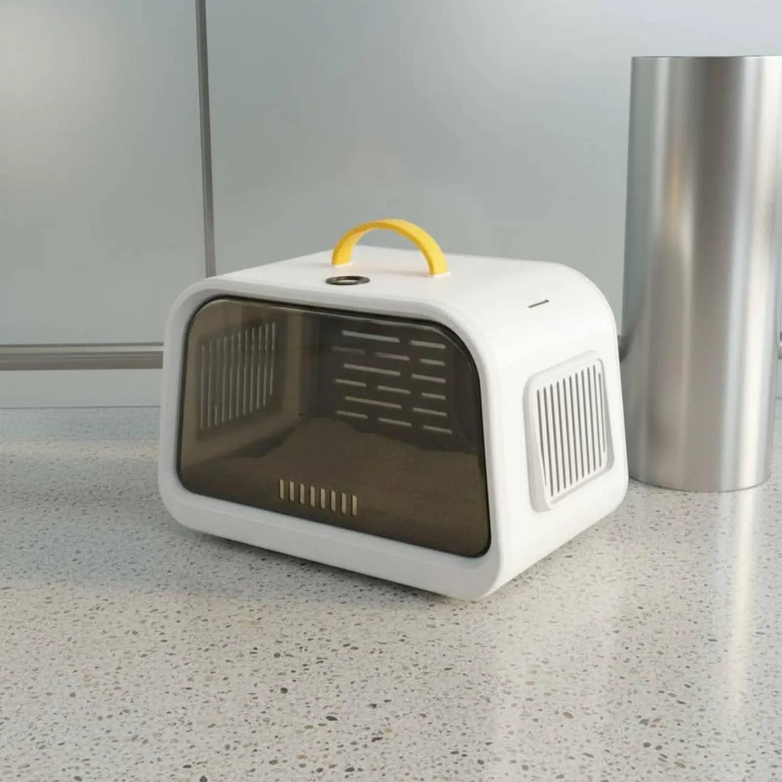 Space Capsule Pet Carrier Built-in Fan Space Capsule Feline Bag Large Capacity