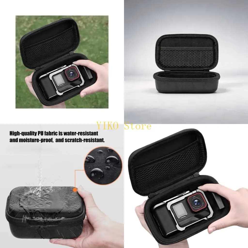 K32C Faux Leather Holder For Action Camera 2 Lightweight And Stylish For Outdoor Use