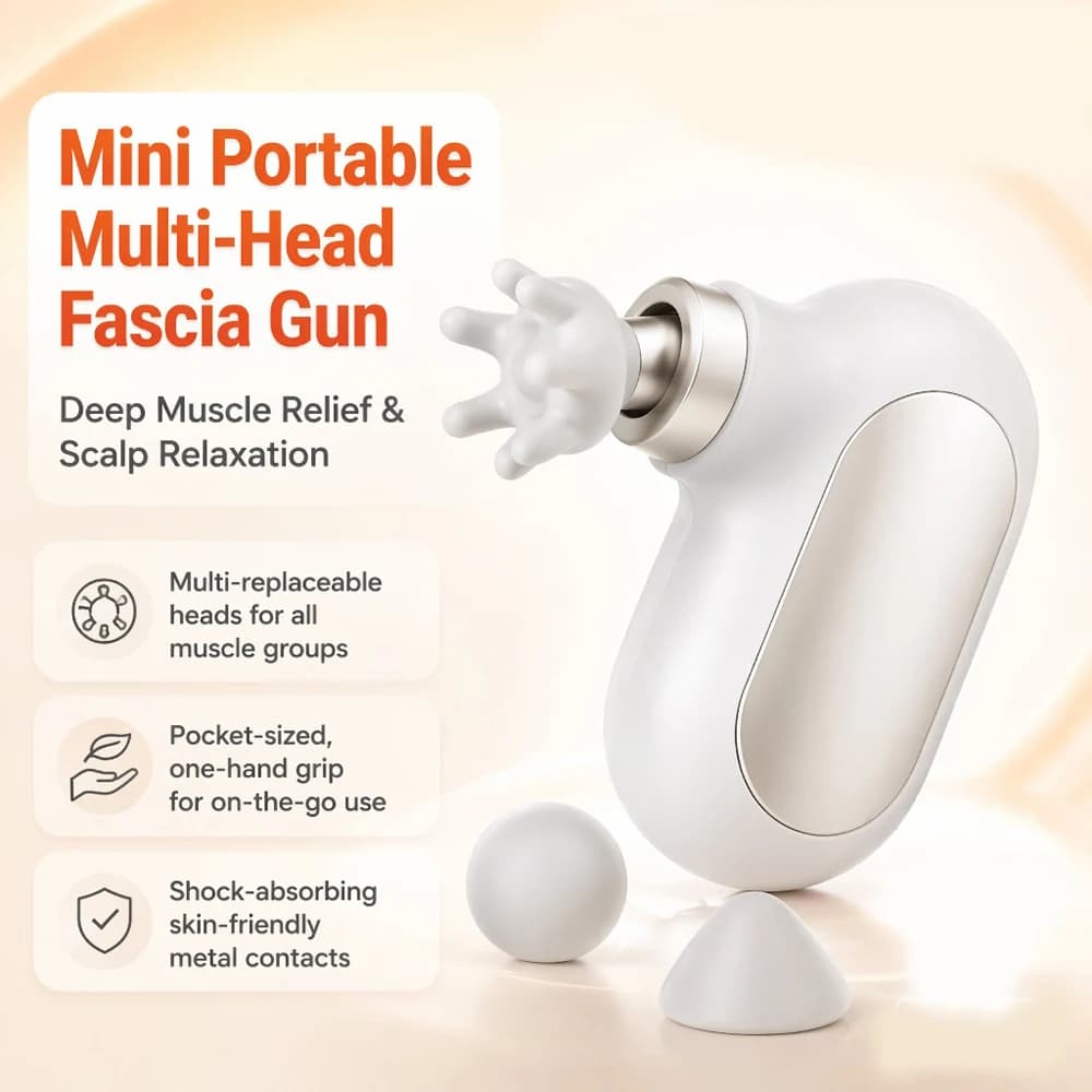 Mini Pocket Fascia Gun Portable Mini Massage Gun Electric Speed Adjustment Muscle Relaxation Deep Tissue Massager