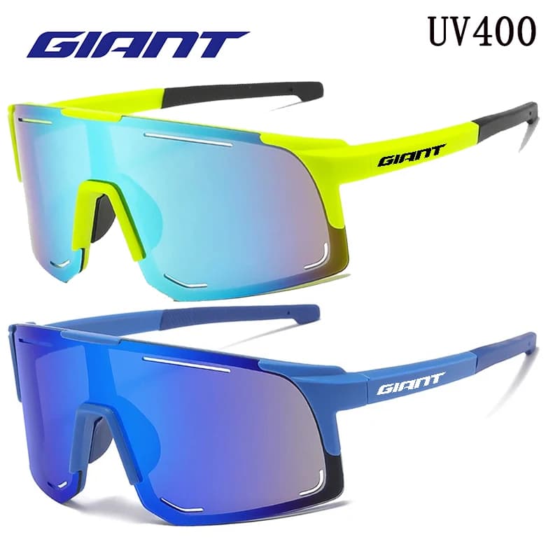 Occhiali da sole da ciclismo giganti di livello professionale: protezione UV, antiriflesso, resistenti agli urti, sport all'aria aperta con custodia