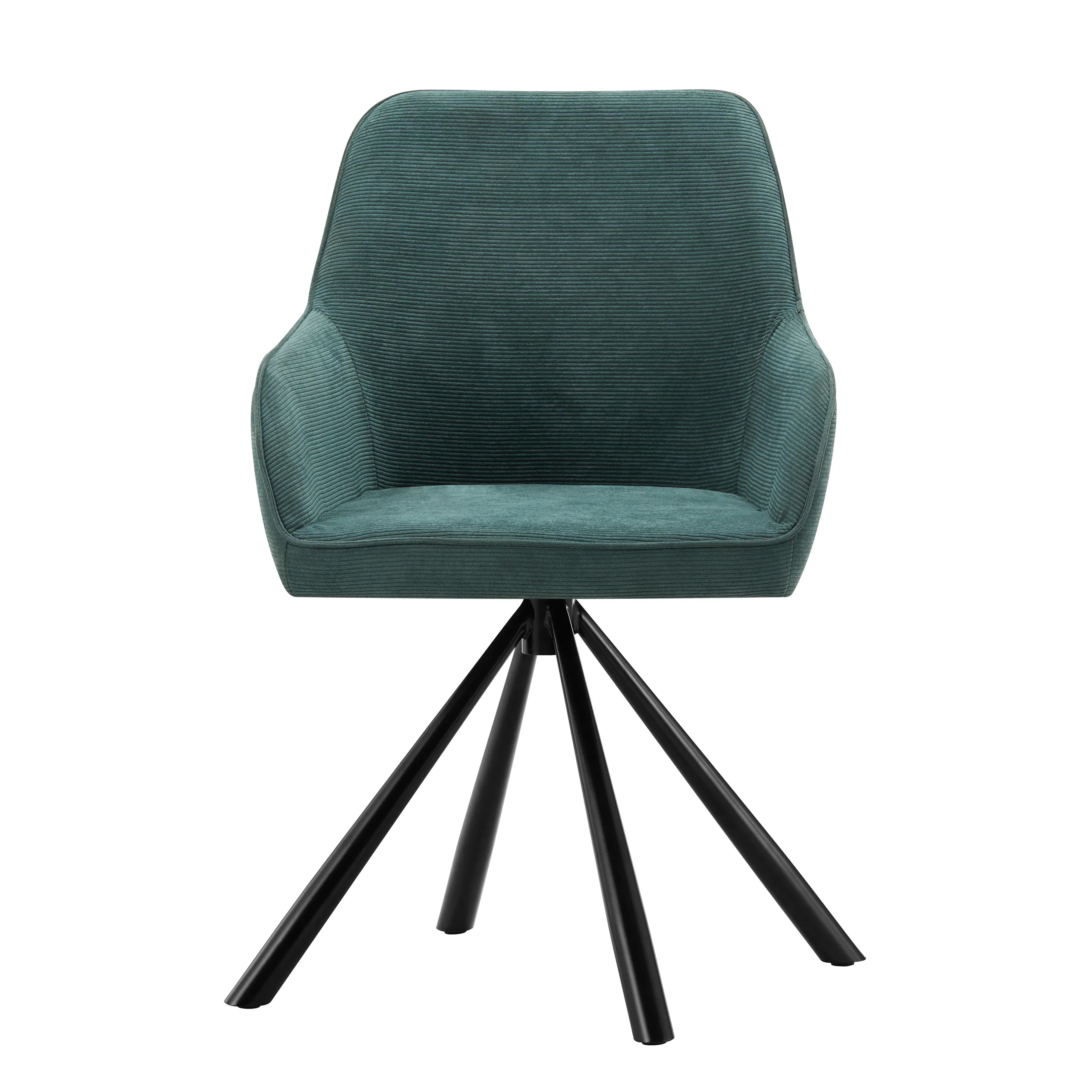 -New design luxury furniture wholesale fabric dining room chairs with golden legs