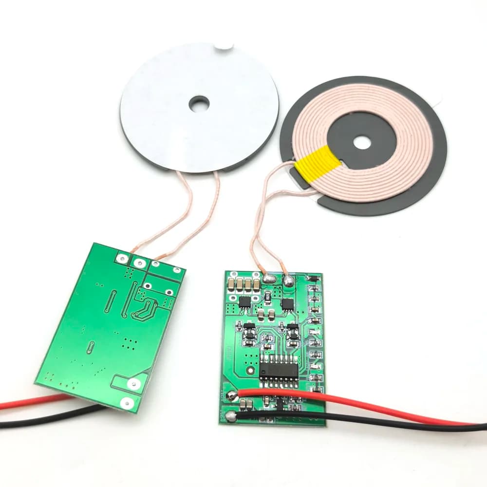 Caricatore Wireless da 12W con Supporto per Telefono, Stazione di Ricarica Rapida 12V 1.5A per Lampada da Scrivania, Lampada da Parete, Circuito Telefono Android Universale