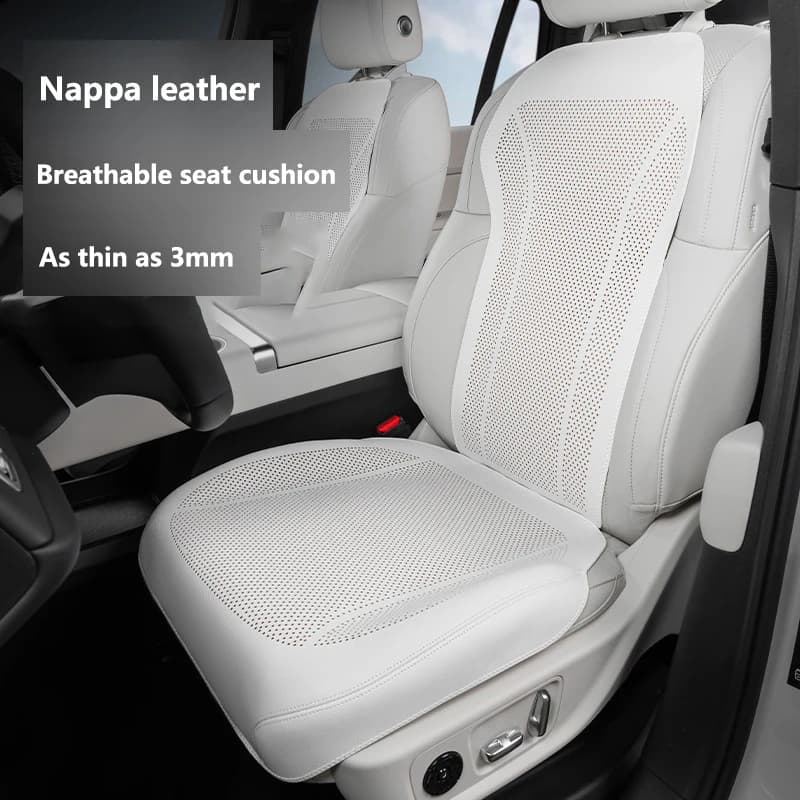 Fodera per cuscino per seggiolino auto universale per cuscino per seggiolino auto con copertura posteriore perforata traspirante ventilata per tutte le stagioni estiva