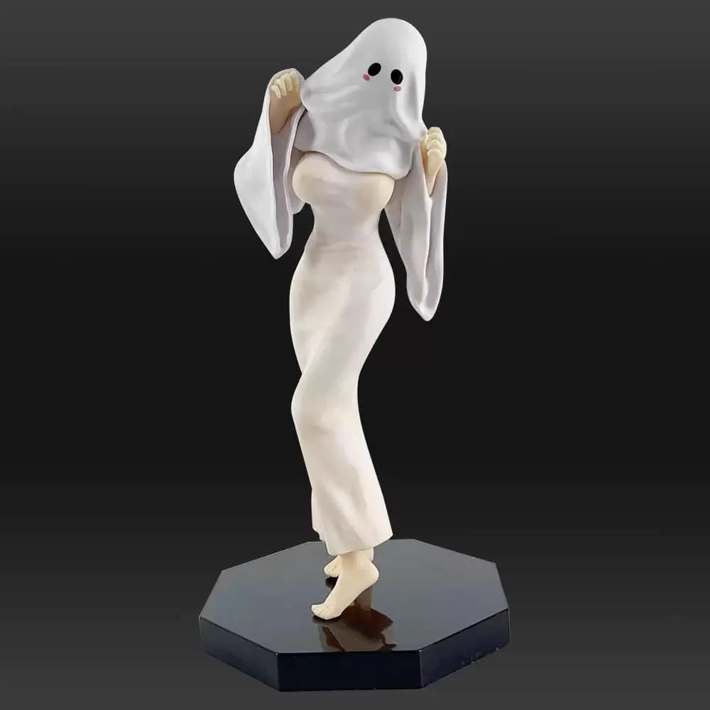 Abito da battaglia figura di ragazza fantasma vestito di Halloween coda di pesce sottile in piedi figura da tavolo ornamento regalo