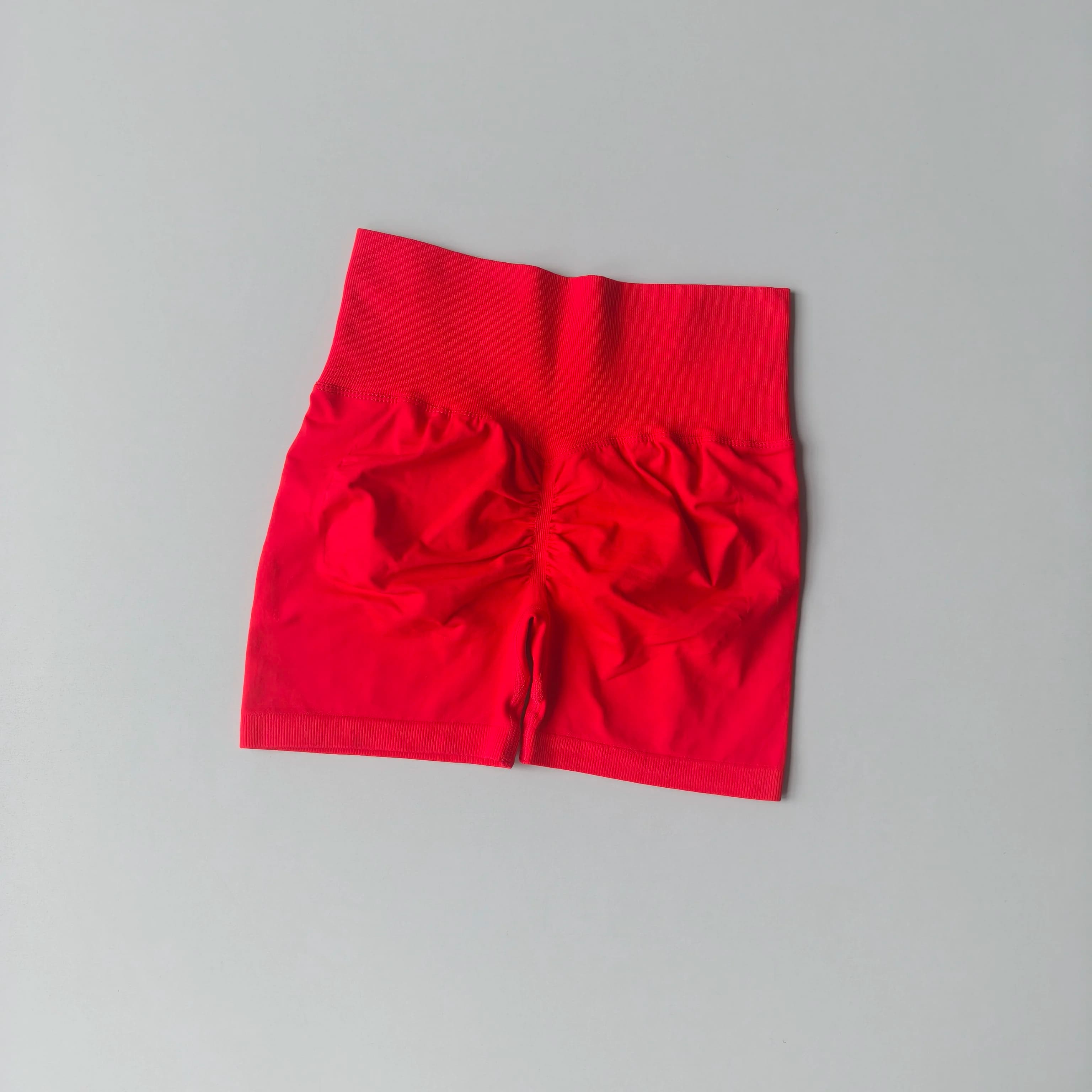 High Waist Summer Women's Yoga Shorts Breathable Fitness Shorts Butt Lift Sport Running Cycling Gym Shorts for Push-up Training