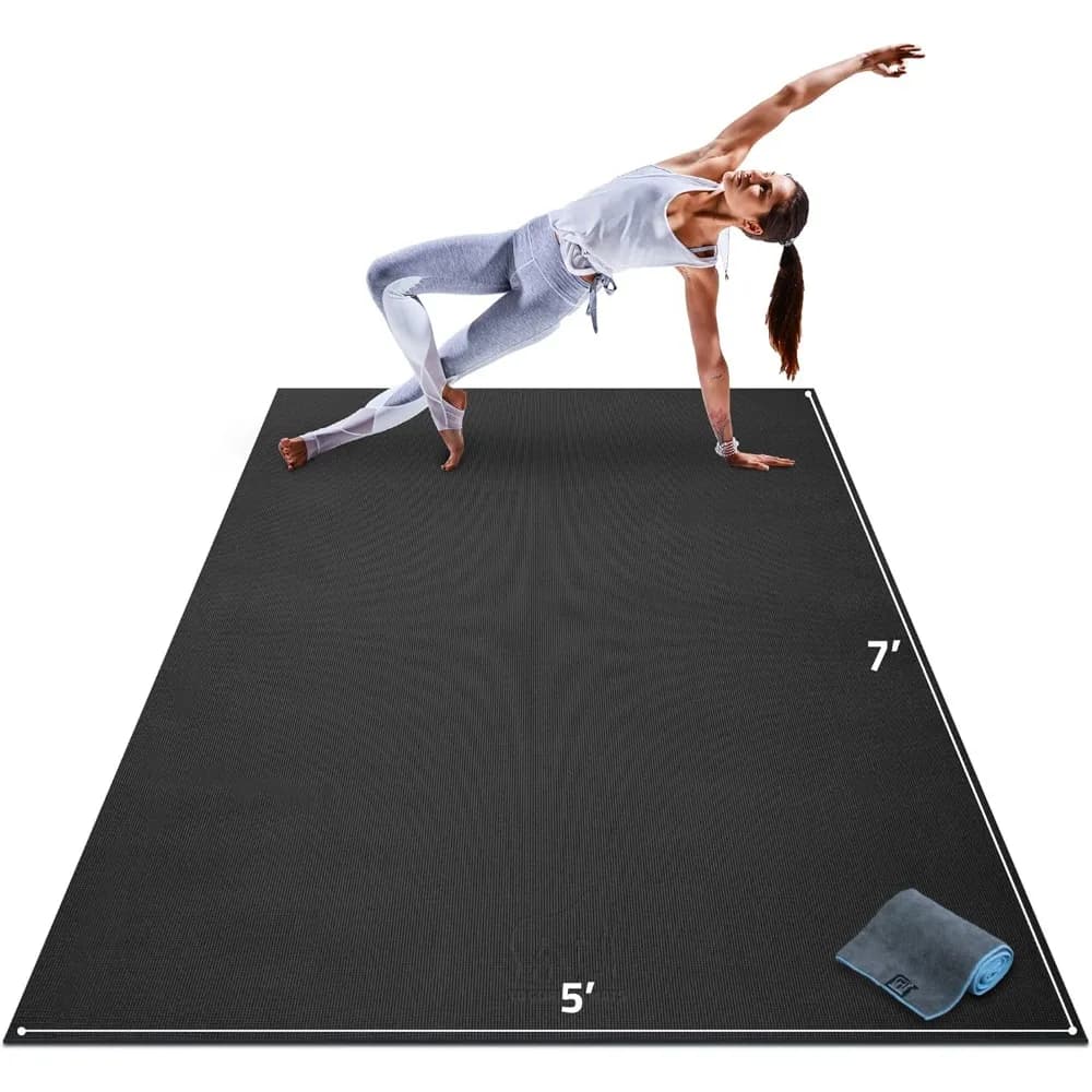 Tappetino Yoga Extra Spesso Antiscivolo per Casa, Palestra, Fitness a Piedi Nudi e Stretching
