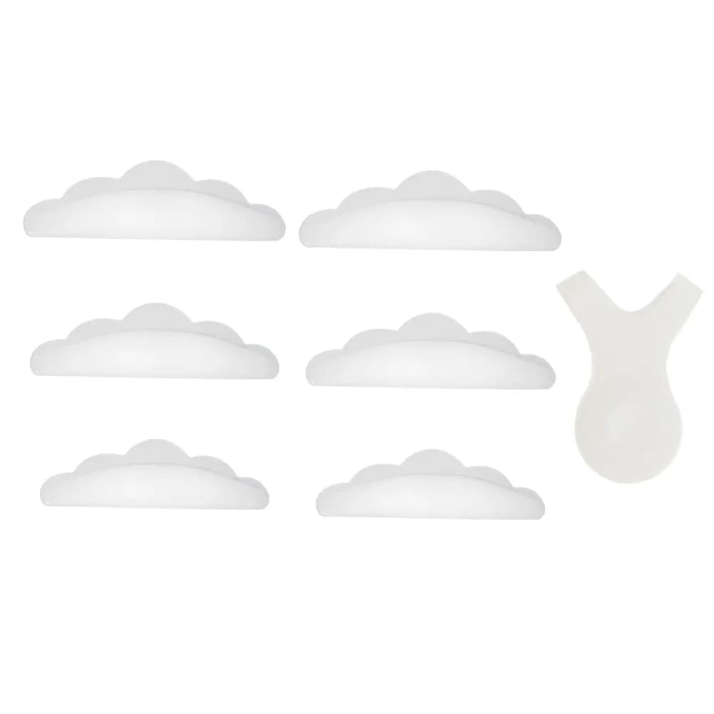Set di 3 Paia di Cuscinetti Protettivi in Silicone per Permanente Ciglia, Bastoncini per Lifting Ciglia, Misure S M L, Patch per Ciglia Finte, Strumenti per Ciglia Innestate