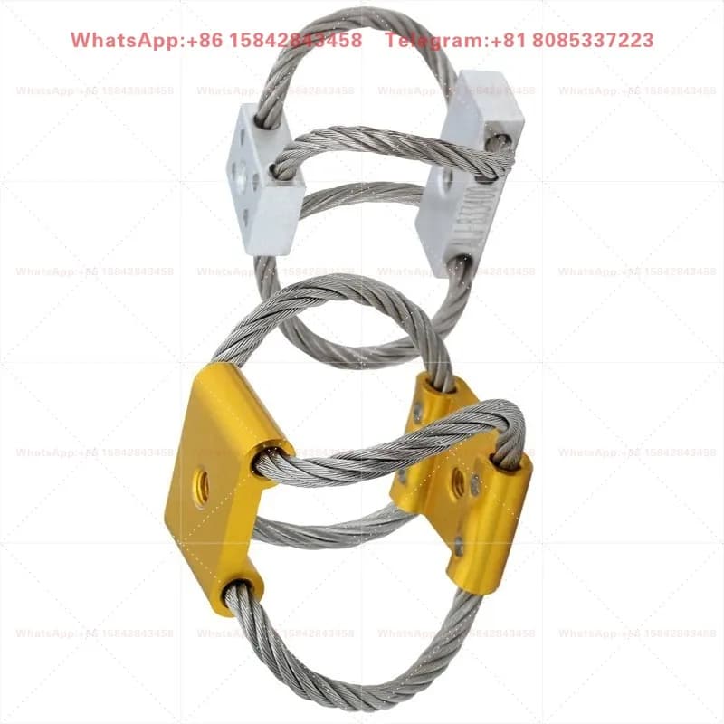 4PCS ALJ 83CR Wire Rope Shock Absorber, Marine Vehicle Small Equipment Vibration Isolator Buffer