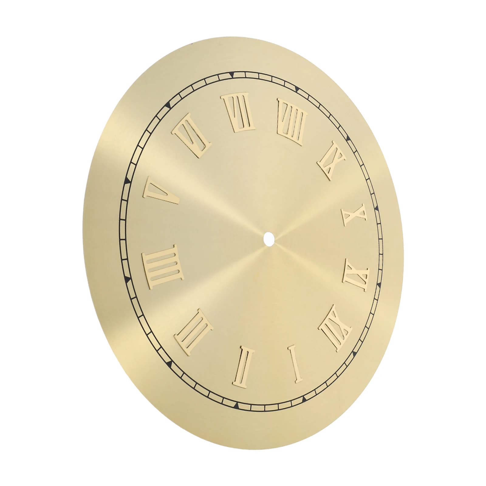 Kit di quadranti con quadrante al quarzo vintage, quadranti rotondi in metallo fai da te, quadrante rotondo per orologio da parete, parti di ricambio, accessori