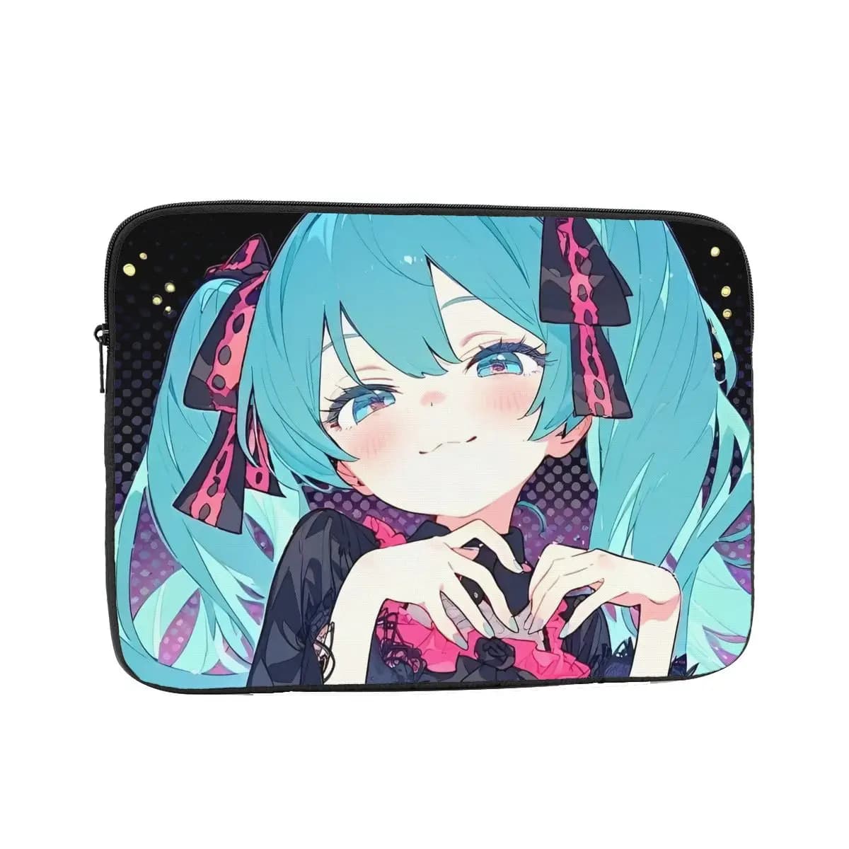 Borsa per laptop Anime Hatsunes Mikus da 12 ", 13 ", 15 ", 17 ", custodia per notebook, custodia antiurto