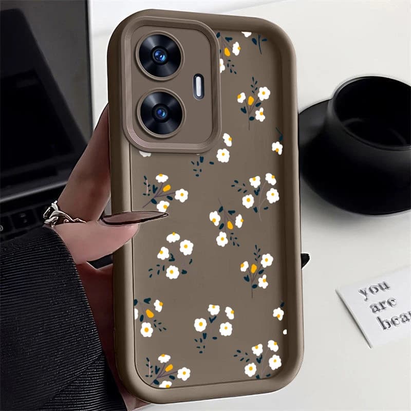 C55 Lovely Flower New Sky Eye Phone Case For Realme C55 C21 C20 C51 C65 C25 C12 C30 C15 C53 C67 C20A C21Y C30S C11 C25Y Cover