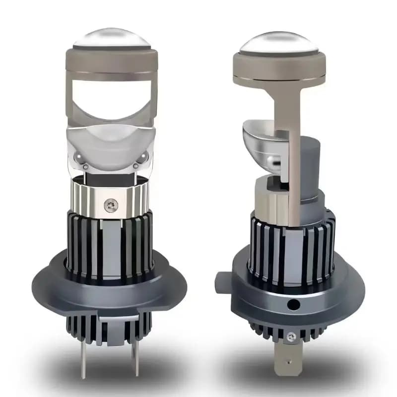 Lente laser LED H7 Proiettore LED wireless 1:1 9005 9006 HB3 H11 HB4 Faro per auto Plug & Play Mini lente Proiettore Fendinebbia 2 pezzi