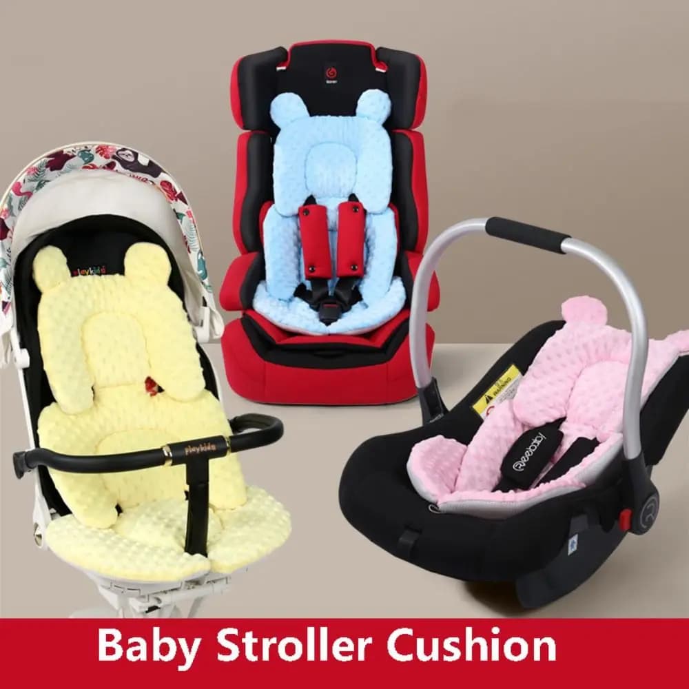 Cuscino per passeggino in tinta unita Accessori per passeggino Fodera per sedile Passeggino Tappetino per auto Seggiolino per auto Cuscino per seggiolino per bambini Materasso per carrello