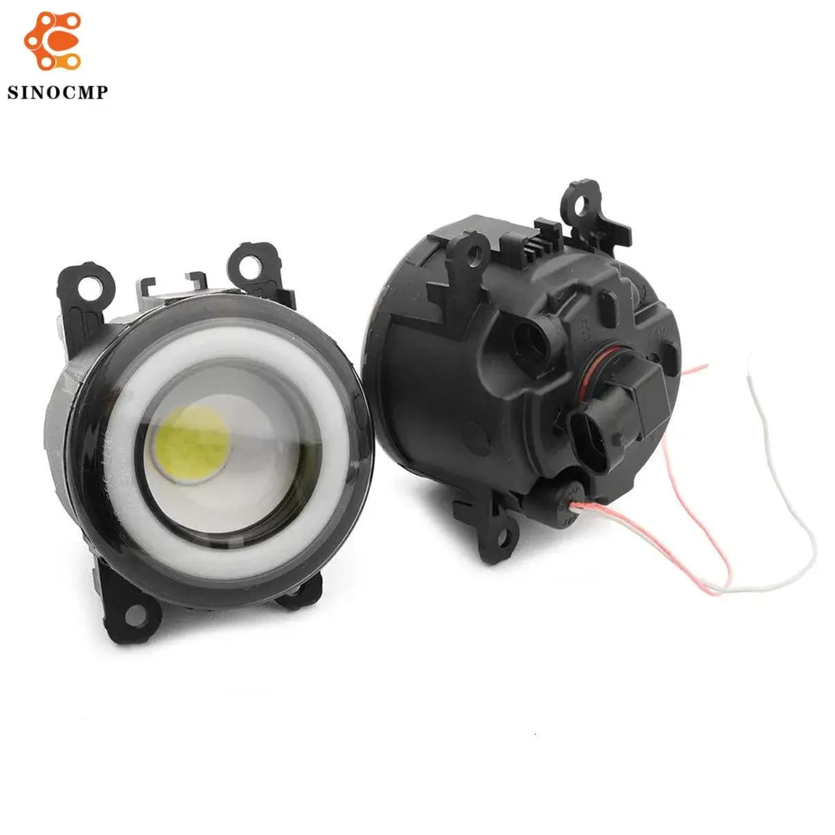 2 pezzi fendinebbia a LED bianco con anello Halo DRL 6000K per Subaru BRZ WRX STI Impreza Legacy Outback set di luci per auto
