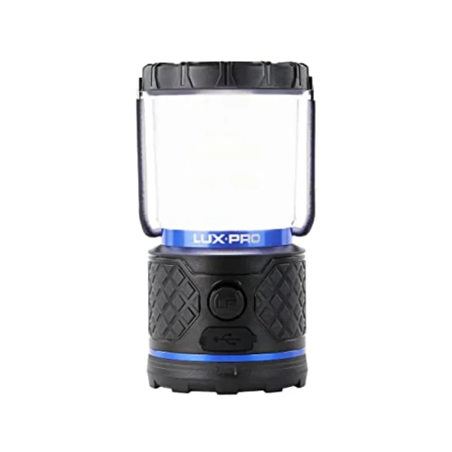 Rechargeable Dual-Power 940 Lumen LED Lantern with Diffused Lens for Up to 155 Hours of Use - Camping Lantern with Built-in Pow