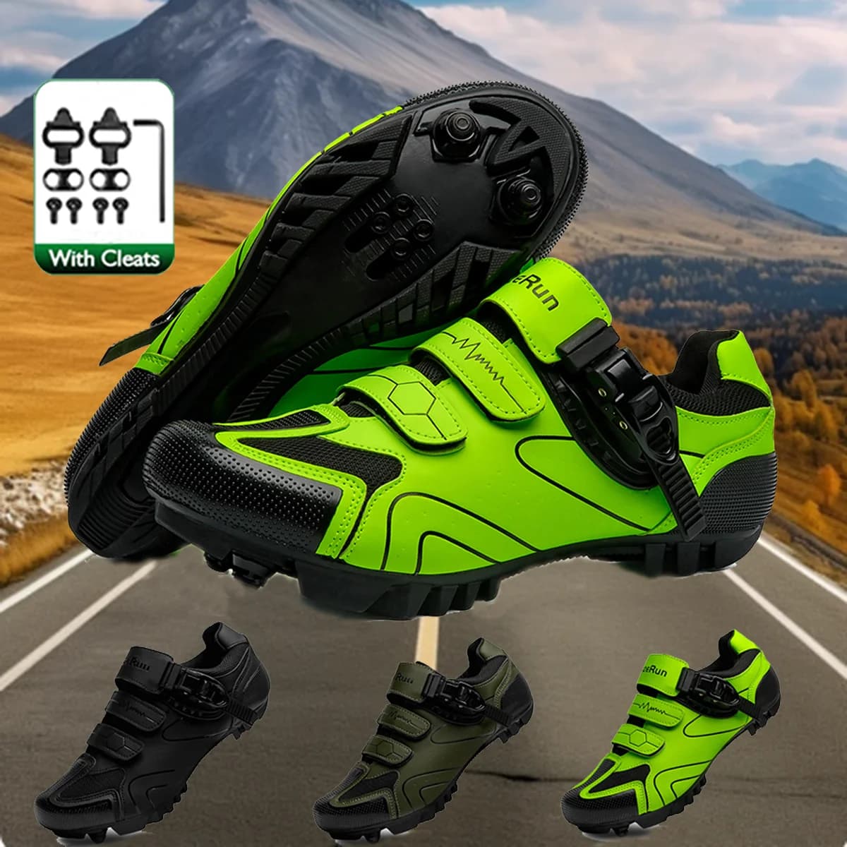Scarpe da ginnastica da ciclismo Scarpe MTB traspiranti Uomo Donna Trail Scarpe da equitazione per bicicletta da montagna Scarpe da bici sportive
