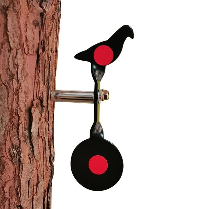 Metal Animals Bird 360 ° Rotating Targets For BB Gun, Air Gun, Slingshot Outdoor Backyard Hunting And Shooting