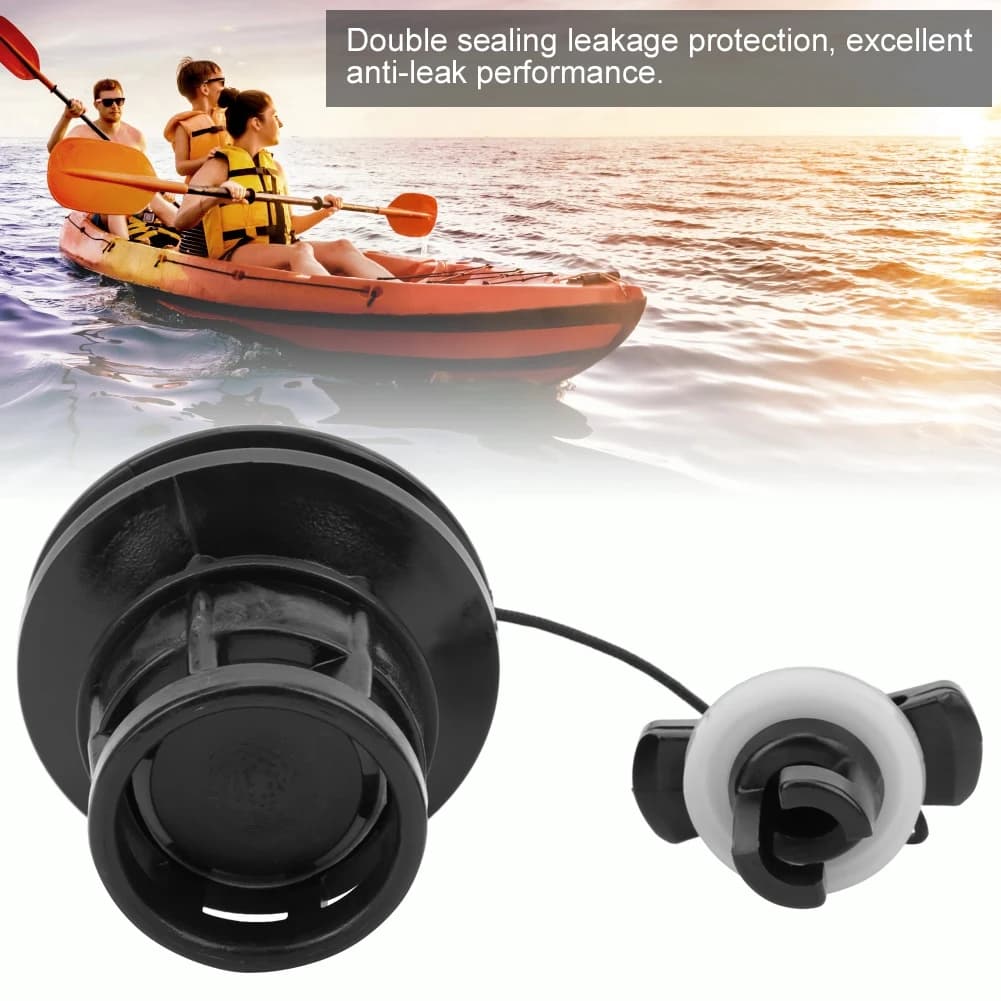 Valvola dell'aria in PVC Valvola dell'aria Valvola dell'aria per kayak in PVC Valvola dell'aria sicura per gommone Zattera Paddle Tavola da surf Materassino gonfiabile Gommone