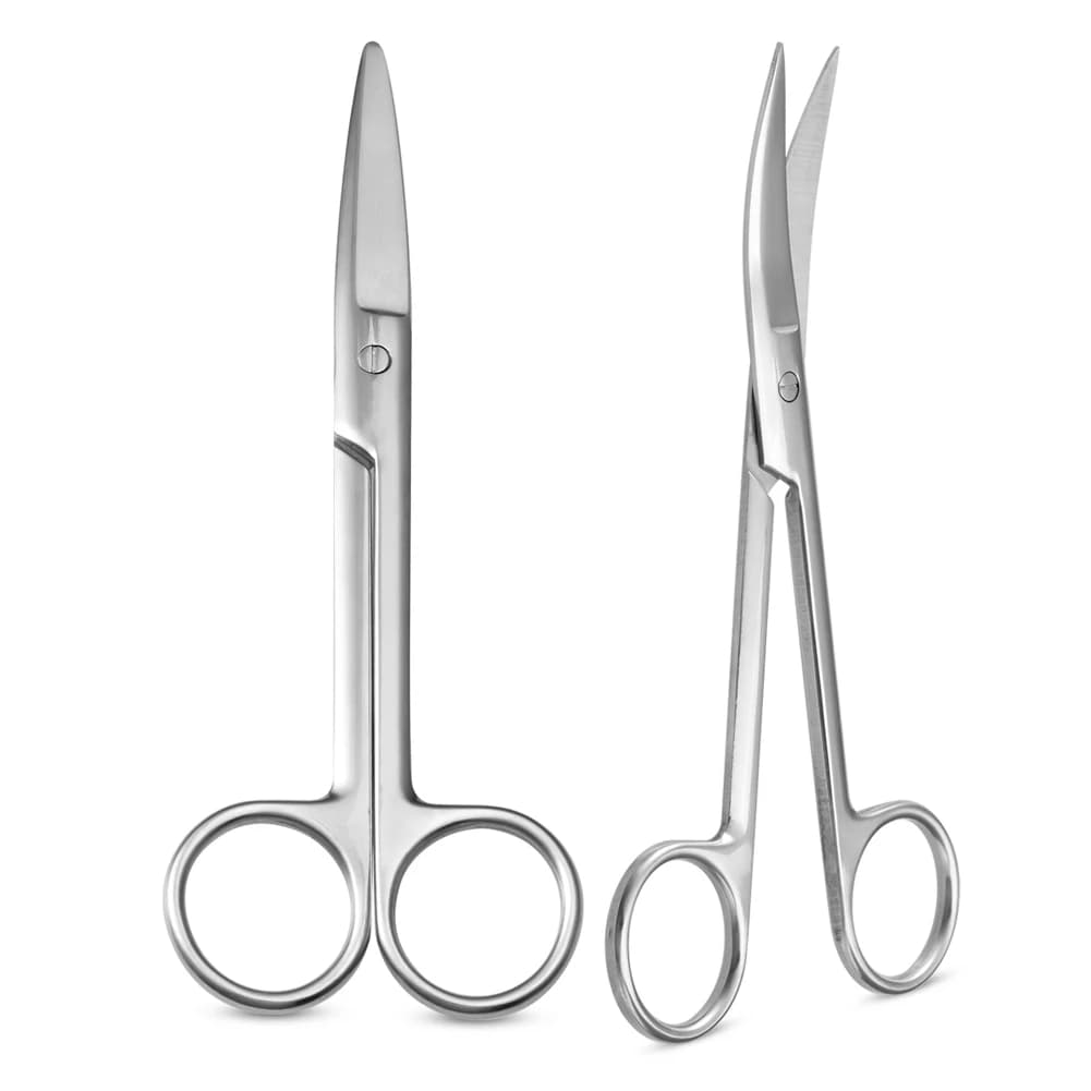 1 pcs surgical steel Piercing makeup scissors eyebrow grooming scissors for Manicure shaving cuticle and mustache Trimmer nose tool for hair