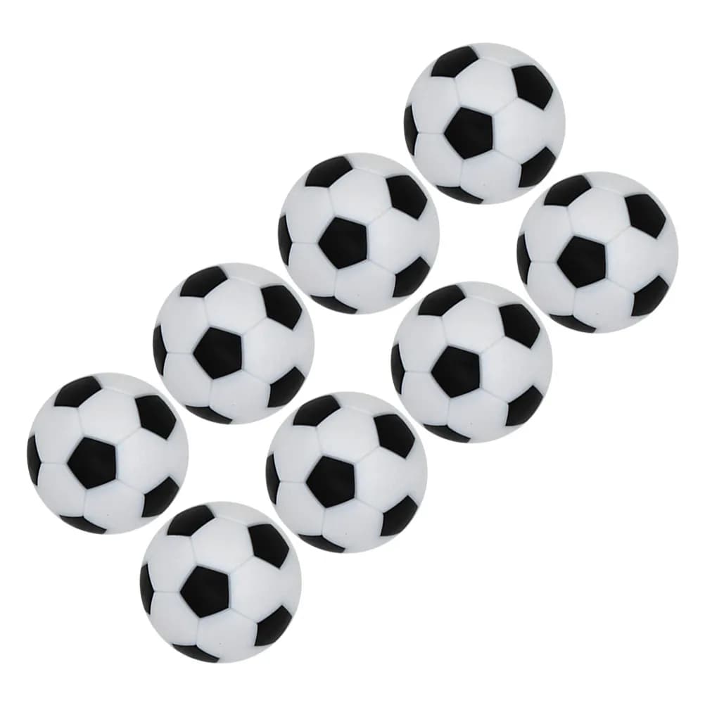 8 Palline Mini da Calcio Balilla, Palline di Ricambio per Calcio da Tavolo, Accessori Compatti per Giochi da Tavolo, Palline Naturali da Calcio Balilla