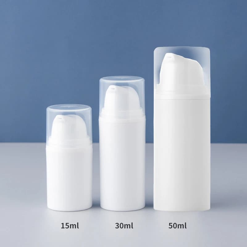 15/30/50ml Bottiglie vuote con pompa airless Mini Lozione Contenitori cosmetici sottovuoto Donne Make Up Bottiglia di emulsione da viaggio