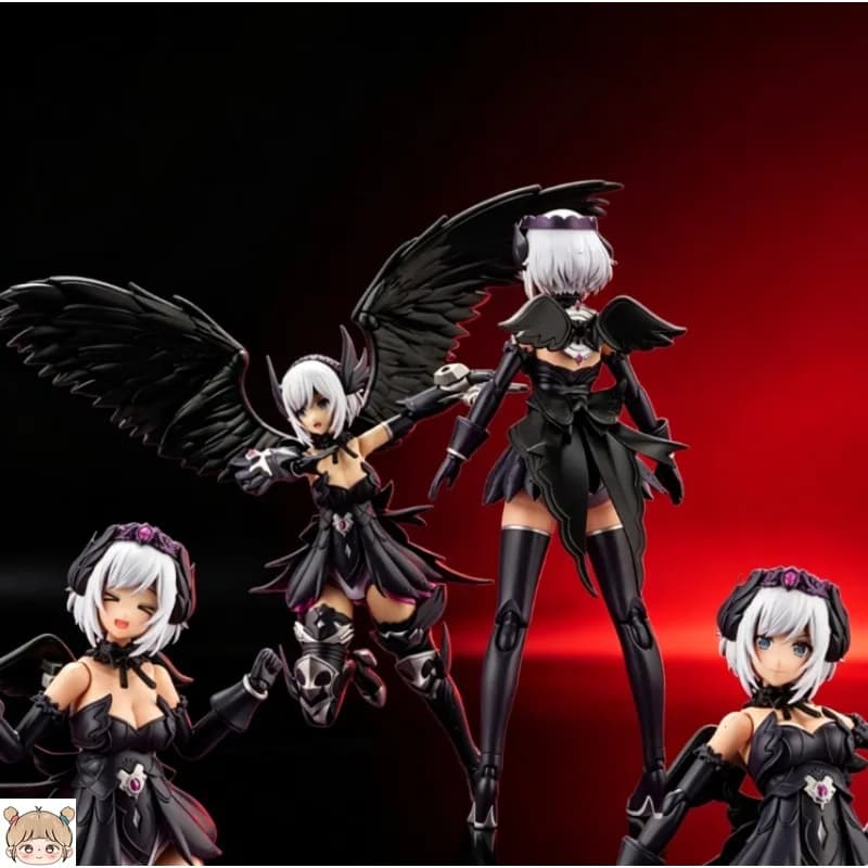 Kotobukiya Arcanadia Lumitea Black Angel Mech Girl Plastic Assembly Model Kit Ar010 Collectible Anime Action Figure Gifts Toys