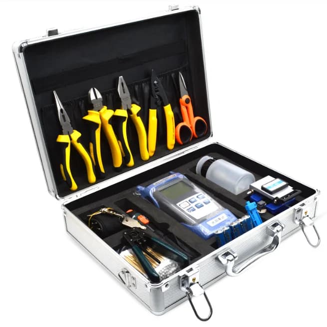 Cold Connecting Tool Box Fusion Tool Set Fiber Tool Kit Optical Fiber Cable Aluminum Alloy