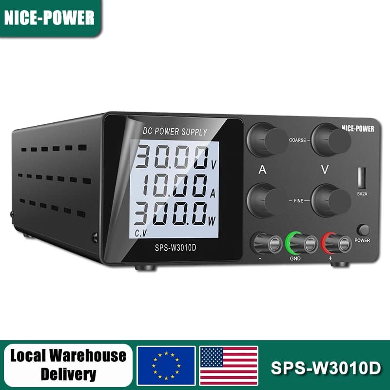 Nice-Power 3.7V 5V 12V 24V 48V Adjustable DC Power Supply PLC Voltage Regulator USB 5V 2A Phone Charging Source For LED Testing