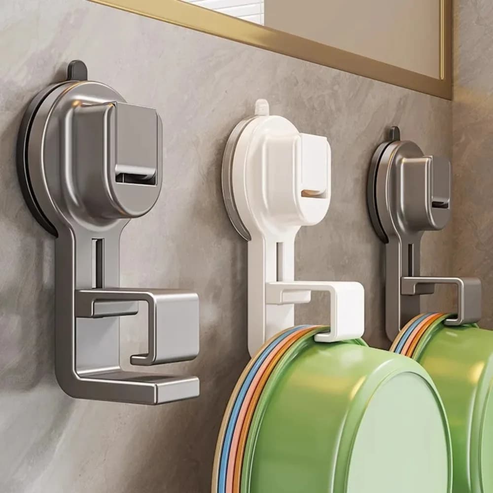 1/3 Pezzi Gancio a ventosa da parete, portaoggetti per lavabo, ganci multifunzionali per appendere vestiti, asciugamani, lavelli, organizer per la casa