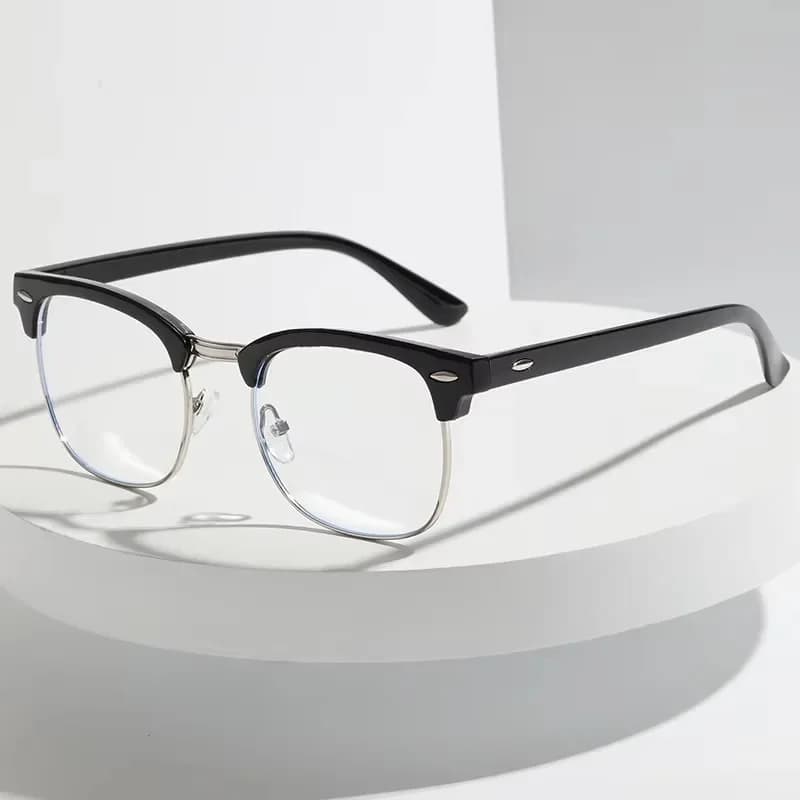 2025 Hot Sell Lightweight Glasses Clear Lens Vintage Sunglasses Half Frame Glasses for Women and Men