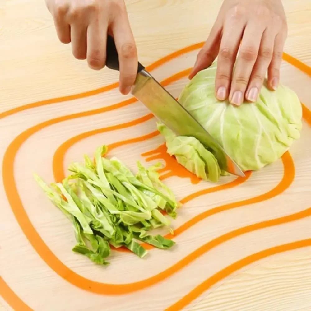 Nuovo tagliere antiscivolo trasparente flessibile classificazione tagliere antibatterico PP gadget da cucina cucina