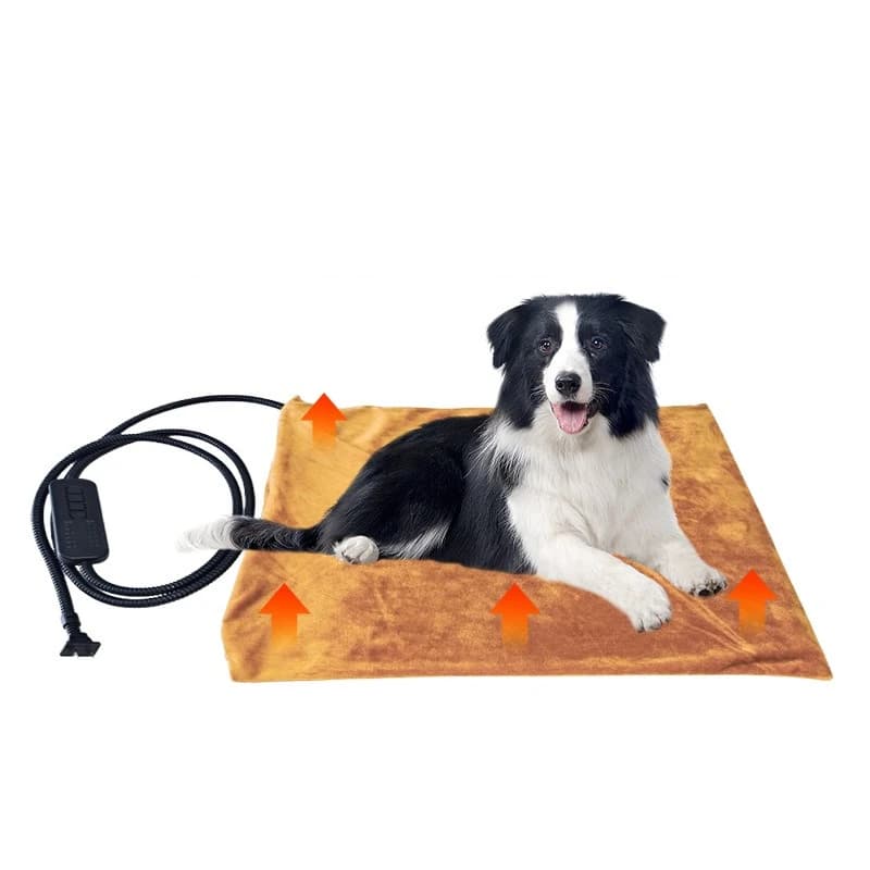 Riscaldamento Letto per animali domestici Coperta elettrica per cani di sicurezza Anti-graffio Anti-morso Cani Gatti Cuccioli Pad Temperatura costante Animali domestici Letti per cani gatti