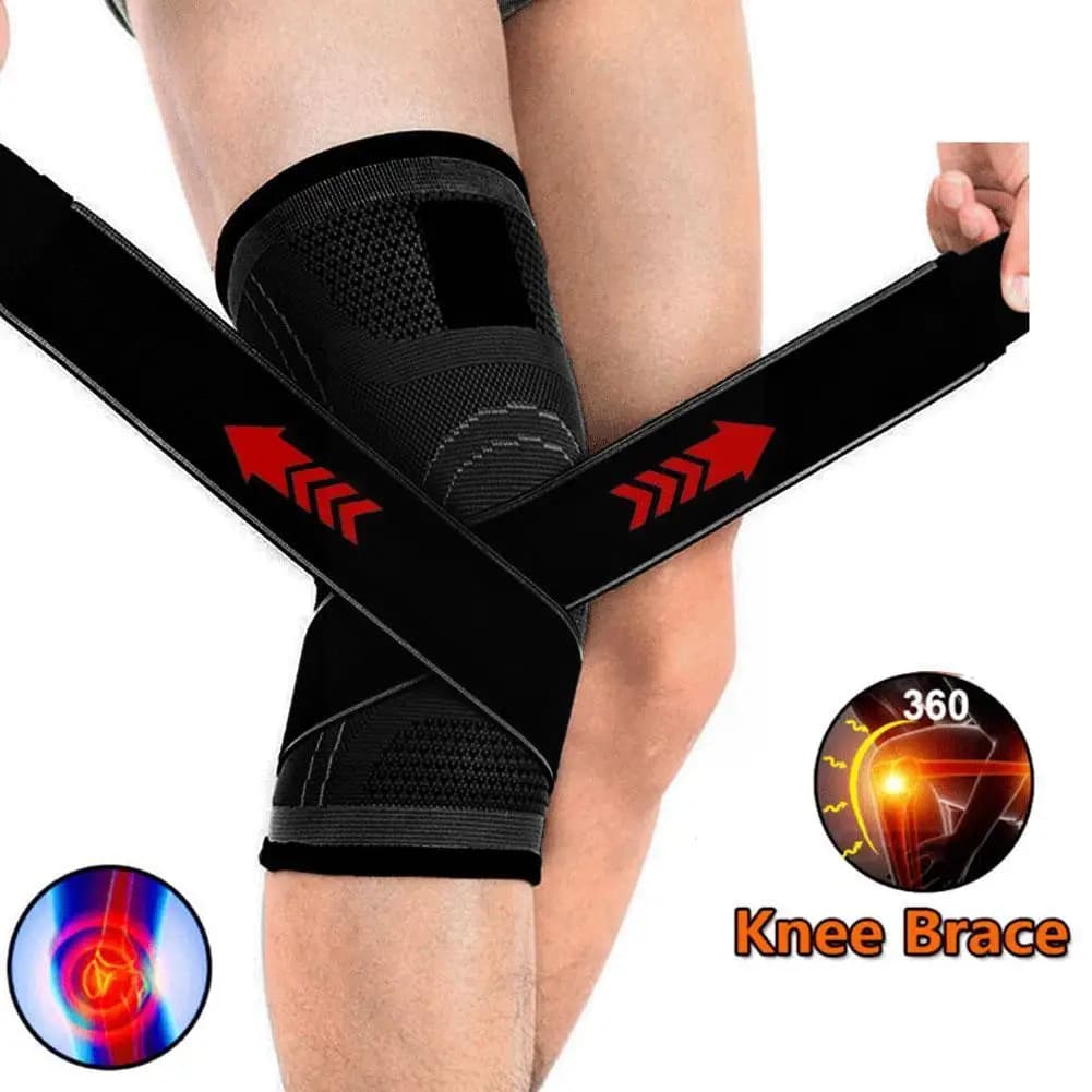 1 pz ginocchiere bretelle supporto sportivo ginocchiera uomo donna per artrite articolazioni protezione fitness compressione manica V3E6
