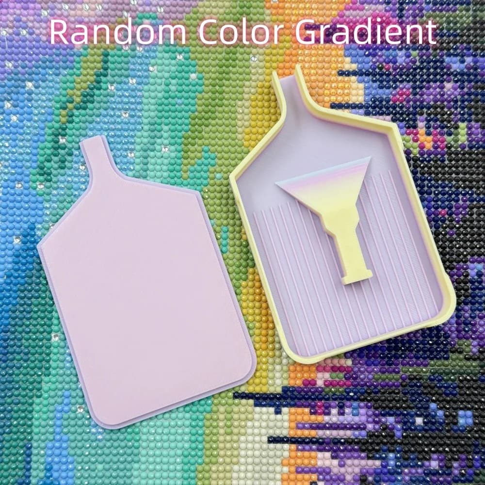 New Diamond Painting Drawer Tray with Lid, 5D Diamond Art Storage Organizer Box with Small Corrector Tool Accessories
