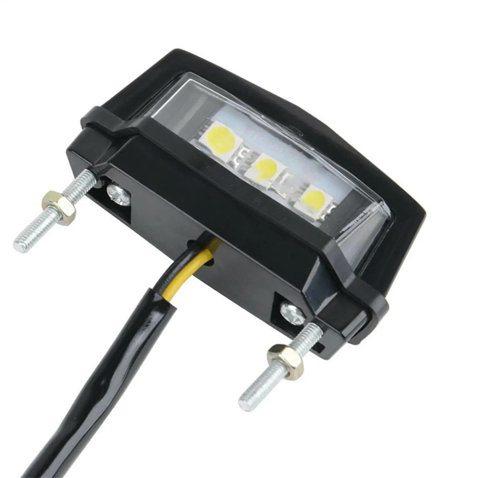 Motorcycle License Plate Light Practical LED Taillight Assembly Waterproof Rear Lamp for Improved Bike Lighting