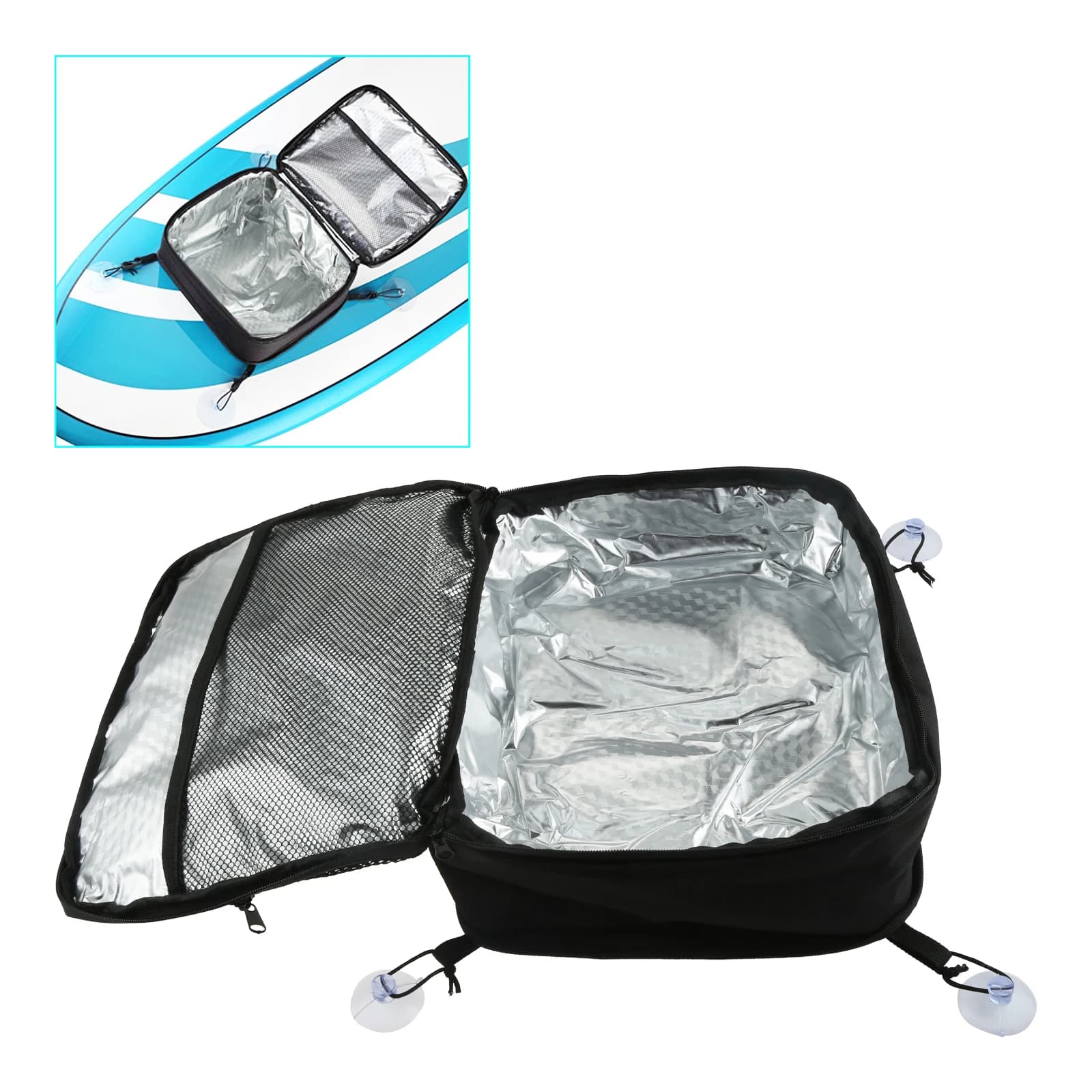 Borsa a rete impermeabile per tavola da surf Borsa per kayak da surf Stand Up Paddle Board Deck SUP Borsa a rete per tavola da paddle per il nuoto e il surf