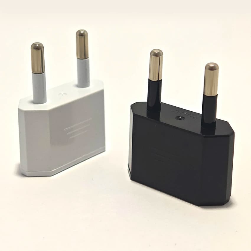 1/5pcs For 4.0mm EU Travel Adapter Electrical Sockets JP CN US To Euro Socket Type C Plug Adapters US To EU AC Outlet Converter
