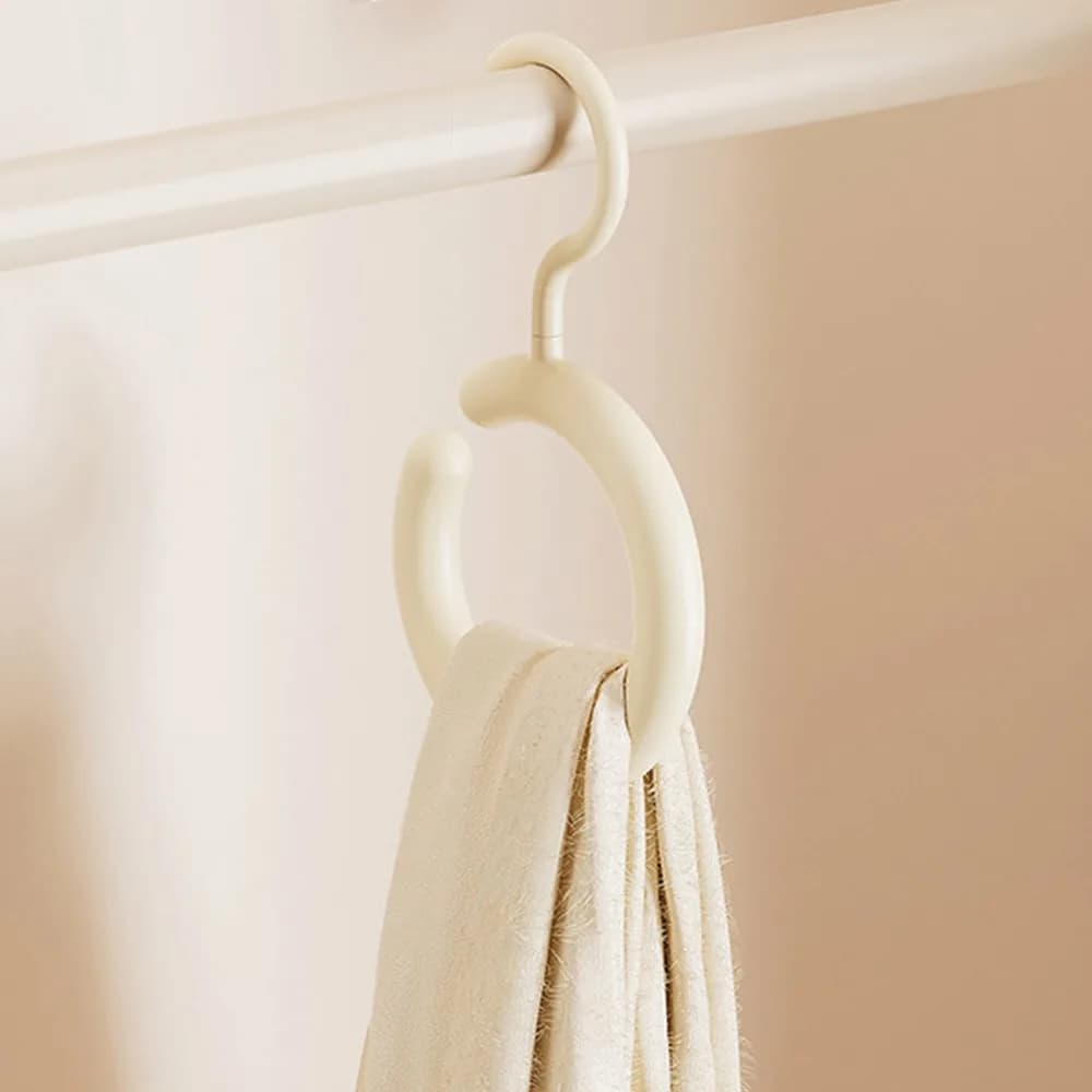 Gifts Dresses for Multifunctional Home Portable Swivel Round Scarf Cravat Exhibitor Dopamina Hook Scarf for Bedroom