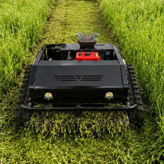 Custom Professional Remote Control Lawn Mower Tracked Weed Cutter Machine for Orchard Hillside Grass Cutting