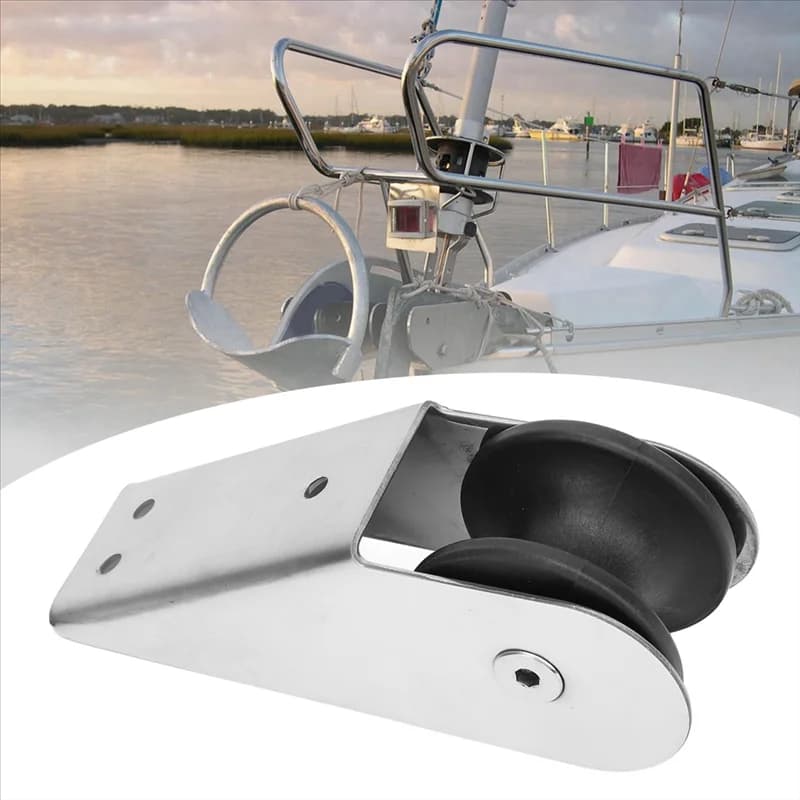 A03Z-Accessori per barche Rullo di ancoraggio per prua Rastrelliera di ancoraggio in acciaio inossidabile Rulli di prua con lancio automatico Docking fisso per yacht marino