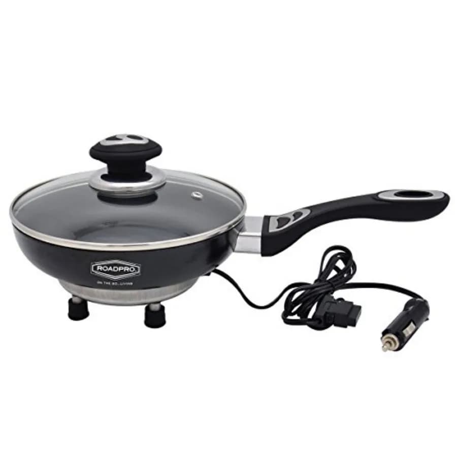 RPSL-335 Padella Elettrica Portatile 12V Nera Piccola